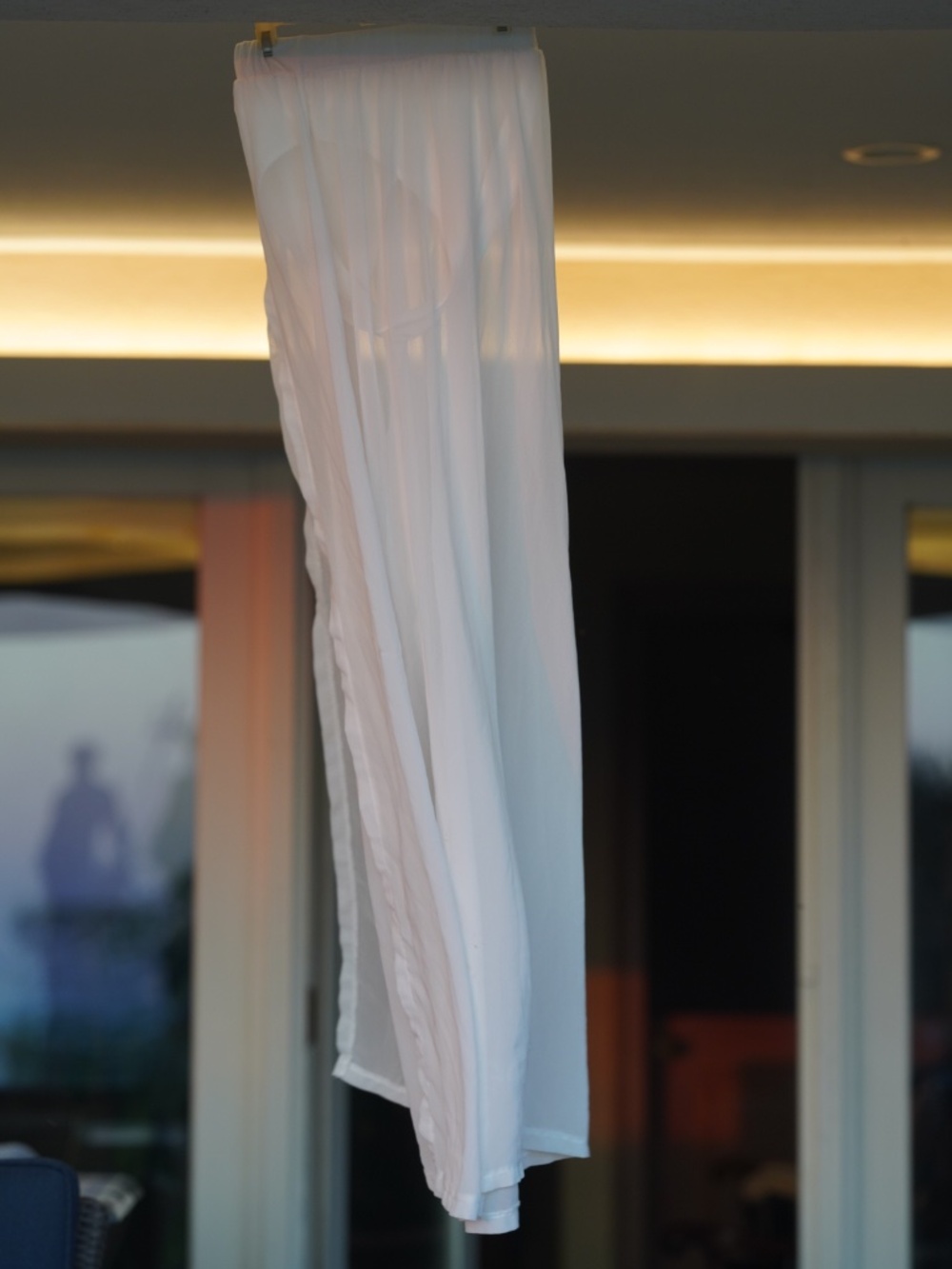 Sheer White Flowy Lyrical Dance Maxi Skirt Built-In Briefs Leotard Medium M